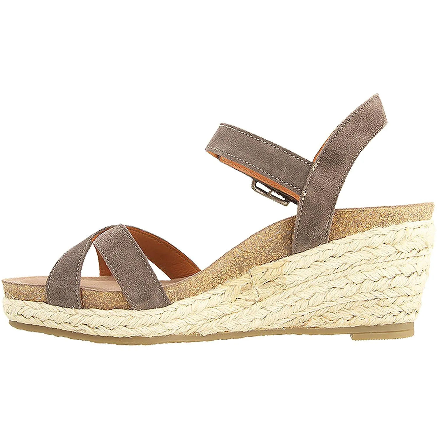 Women's Taos Hey Jute Grey Suede