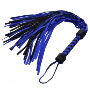 XR Black & Blue Suede Flogger