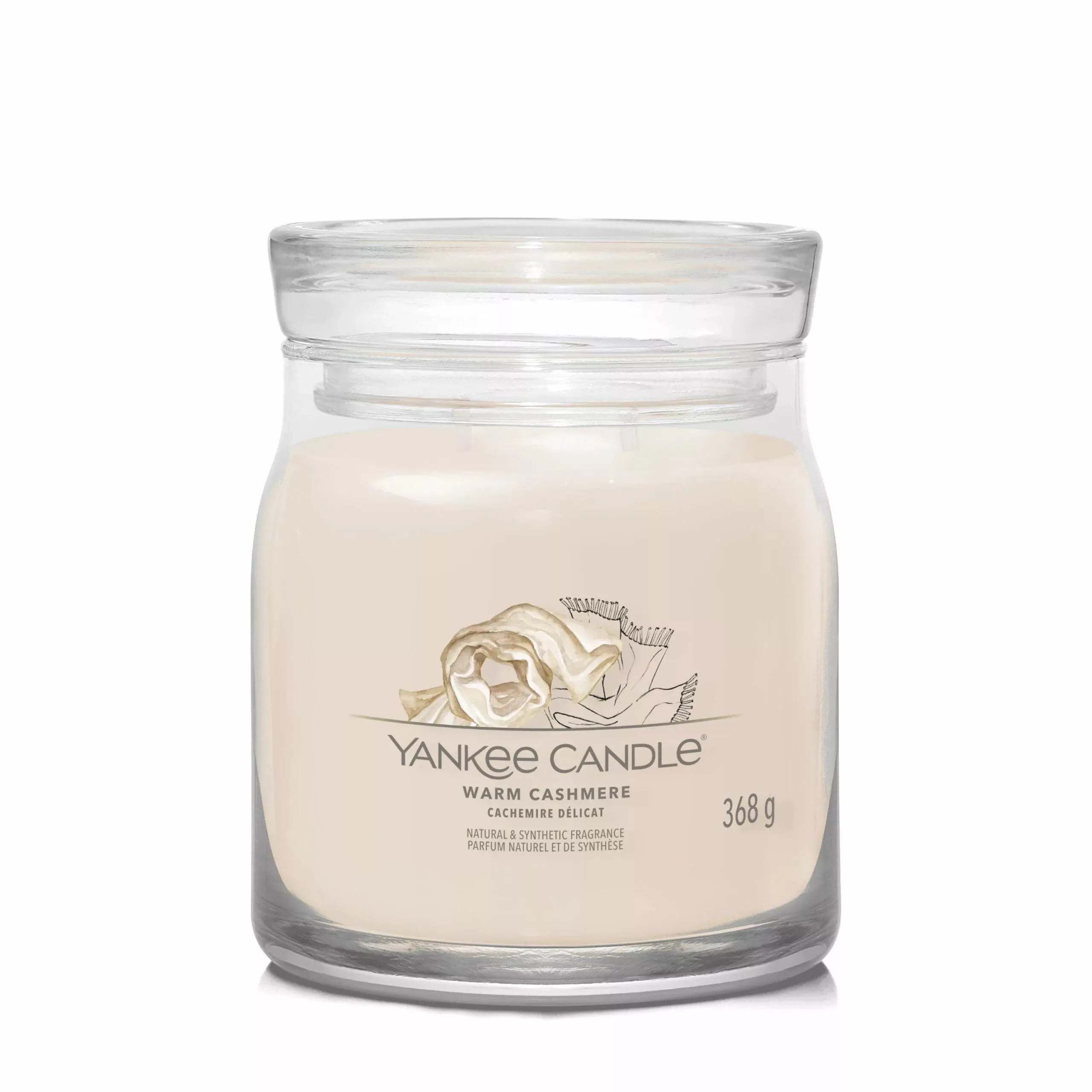 Yankee Candle Signature Medium Jar Warm Cashmere 368g